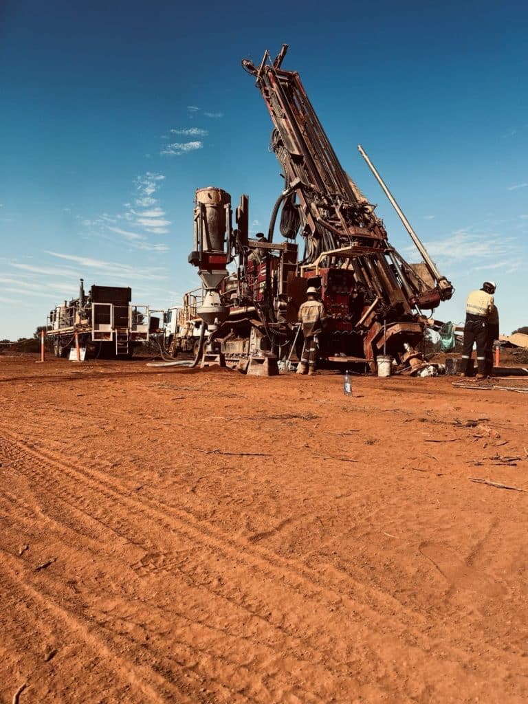 Schramm T685 Reverse Circulation Drill Rig. Topdrill's industry-leading equipment.